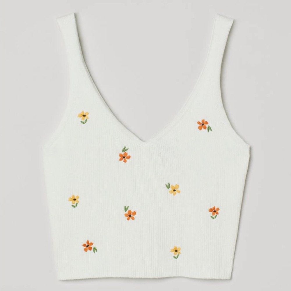 H&M Women’s Crop Top Tank Size XS